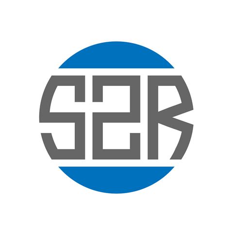 SZR letter logo design on white background. SZR creative initials ...