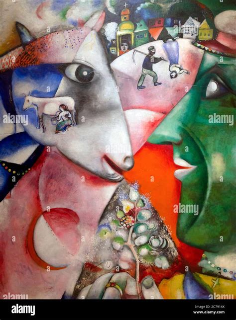 I and the Village, Marc Chagall, 1911 Stock Photo - Alamy