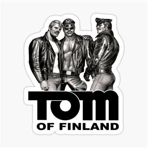 Tom Of Finland Kink White Sticker For Sale By Nickphillips Redbubble