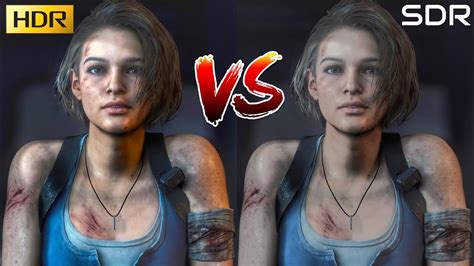 Resident Evil 3 HDR Vs SDR Comparison HDR Is The Clear Winner YouTube