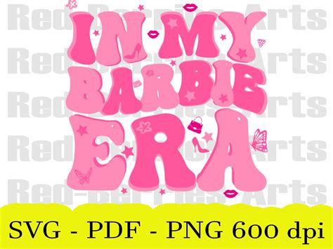 In My Barbie Era SVG Nostalgic Cut File for Etsy México