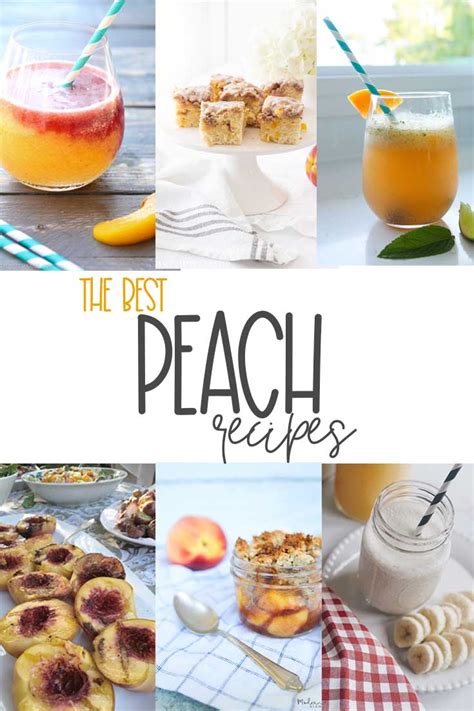 Best Summer Peach Recipes - Happy Happy Nester