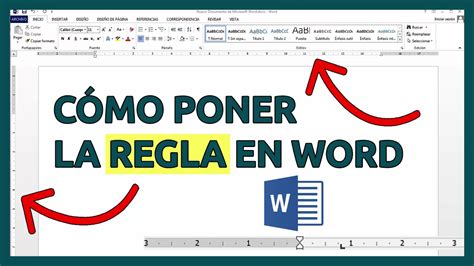 C Mo Poner Regla En Word Ver Y Mostrar Las Reglas En Office Word