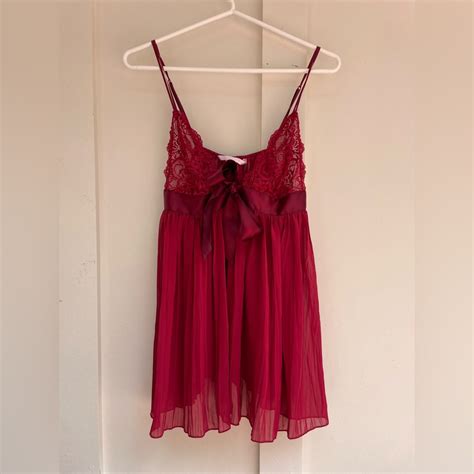 Y K Victorias Secret Ribbon Babydoll Teddy Fairy Core Gem