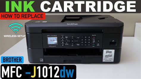 Brother Mfc J1012dw Ink Cartridge Replacement Video Youtube