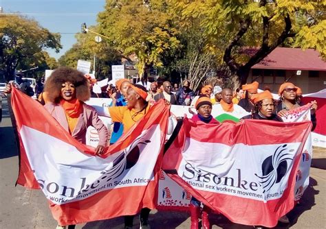 Sex Workers March To Lamolas Office Over Decriminalisation Bill Groundup