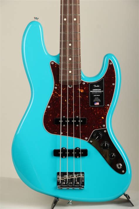 Fender American Professional Ii Jazz Bass Miami Blue Mod