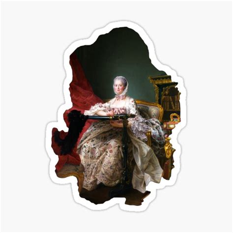 Portrait of Madame de Pompadour at her Tambour Frame by François