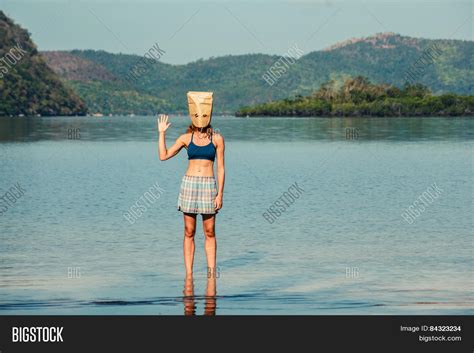 Woman Paper Bag Over Image Photo Free Trial Bigstock