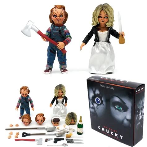 Neca Bride Of Chucky Ultimate Chucky And Tiffany 7 Inch Scale Action