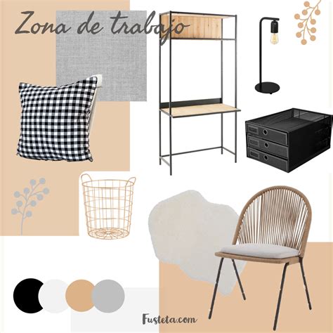 Claves Para Decorar Tu Espacio De Teletrabajo Moodboard Fusteta