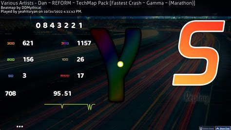 Osu Mania Fastest Crash Gamma Tech K X Youtube