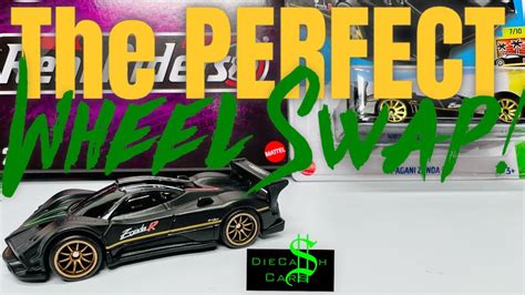 DIY How To Wheel Swap Hot Wheels W Real Riders Pagani Zonda R