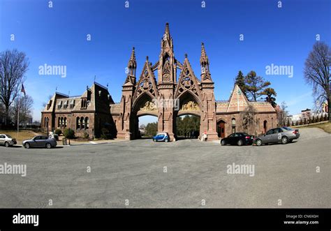 Entrance To Greenwood Cemetery Brooklyn New York City Stock Photo Alamy