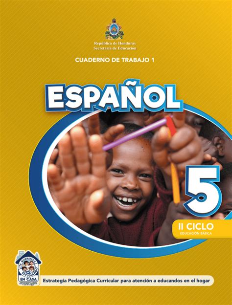 Cuaderno De Trabajo Espa Ol Quinto Grado