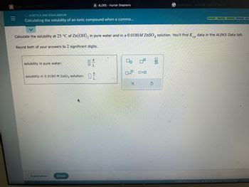 Answered: Calculate the solubility at 25 °C of… | bartleby