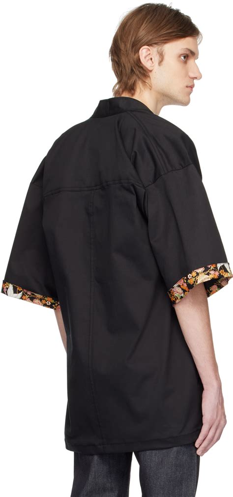 Naked Famous Denim Ssense Exclusive Black Haori Jacket Naked And