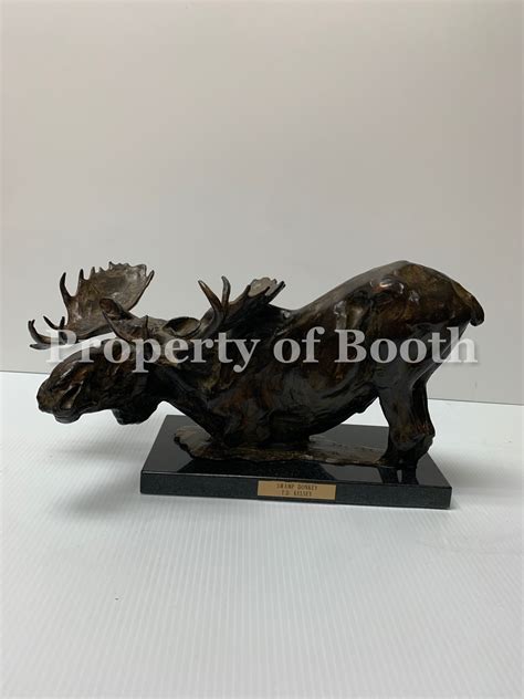 © Td Kelsey Swamp Donkey 1989 Bronze 8 X 155 X 8″ T Of