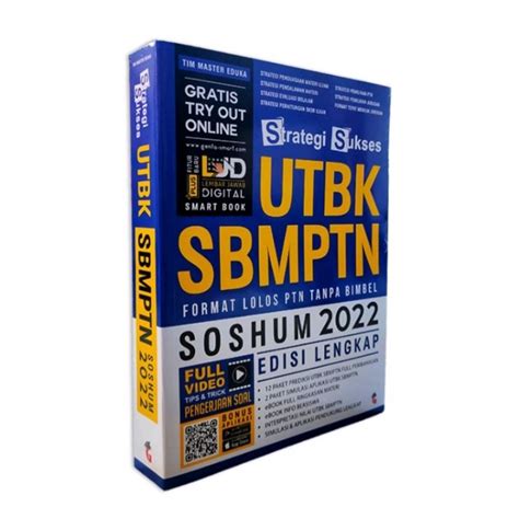 Jual Buku Sbmptn Soshum Buku Utbk Soshum Strategi Sukses Utbk