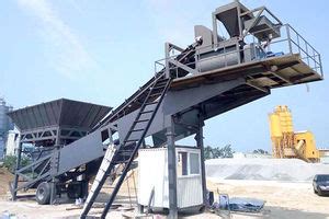 Mobile Concrete Batching Plant Yhzs Henan Yczg Machinery