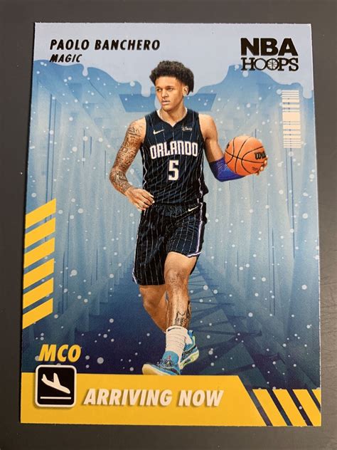 Panini Nba Hoops Winter Arriving Now Paolo Banchero Magic Rc