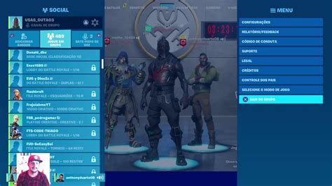 FORTNITE AO VIVO SALA PERSONALIZADA MESTRE MANDOU OUTFIT QUEM GANHAR 3