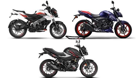 Bajaj Pulsar Ns Vs Tvs Apache Rtr V Vs Hero Xtreme R V