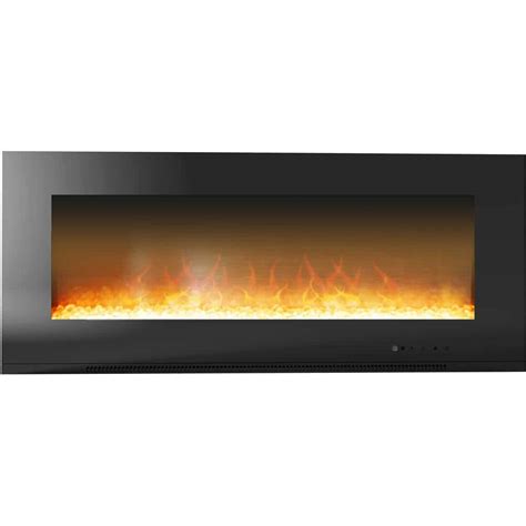 Cambridge In Wall Mount Electric Fireplace Heater With Remote In