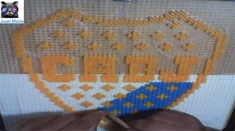 Hama Bead Escudo Club Atl Tico Boca Juniors Youtube