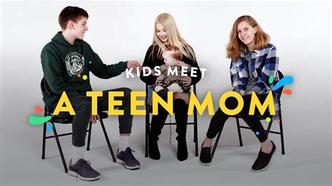 Kids Meet A Teen Mom Kids Meet Hiho Kids Youtube