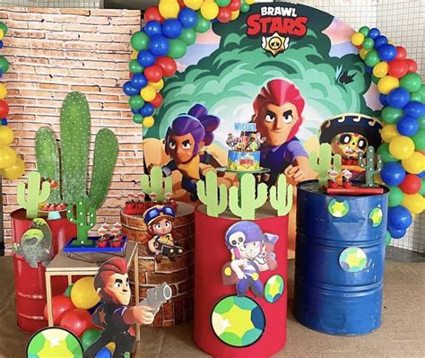 Pin Em Brawl Stars Party Festa Festa De Anivers Rio Pokemon Festa