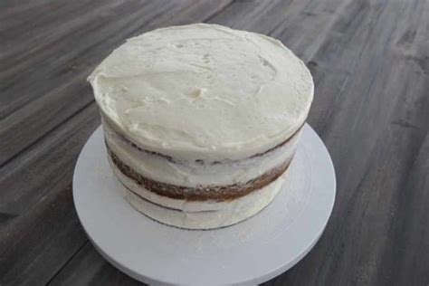 Naked Carrot Cake With Chocolate Caramel Fresh Fruit Recipe Akron