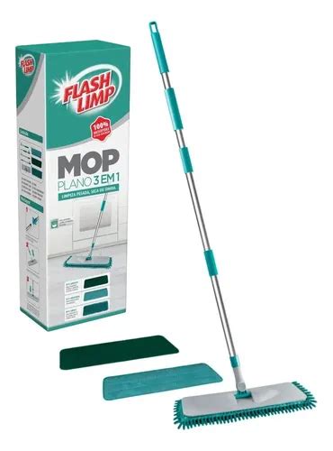 Mop Para Limpeza Pesada - Mop Plano 3 Em 1 Limpeza Pesada Esfregão Multiuso Flash Limp | Frete grátis