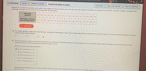 Solved 8 2 6 Points DETAILS PREVIOUS ANSWERS PECKSTAT Chegg