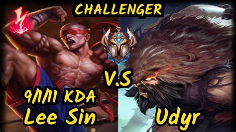 Svenskeren LEE SIN Vs UDYR 9 1 11 KDA JUNGLE CHALLENGER GAMEPLAY