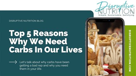 Top 5 Reasons Why We Need Carbs In Our Lives