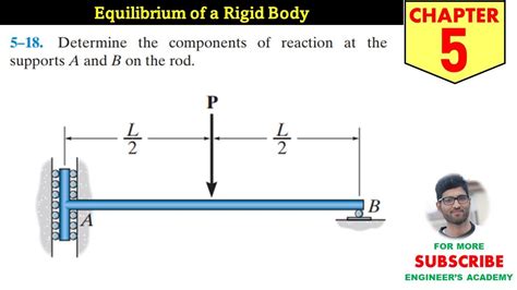 5 18 Equilibrium Of A Rigid Body Chapter 5 Hibbeler Statics 14th Edition Engineers Academy