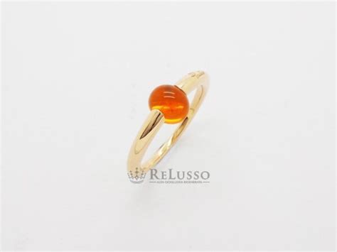 Pomellato M Ama Non M Ama Ring In Rose Gold And Hessonite Garnet