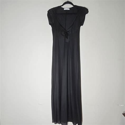 Intimates Sleepwear Vtg John Kloss For Cira S Lingerie Slip Dress Maxi Nightgown Loungewear