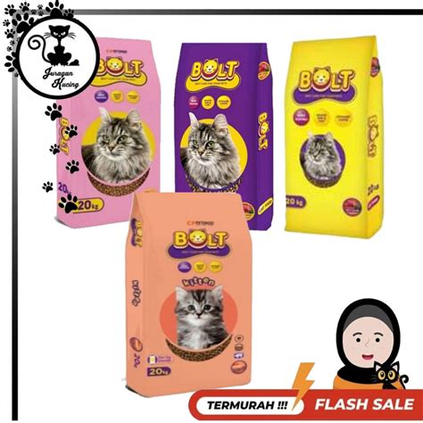 Jual BOLT CAT 20KG MOTHER KITTEN ADULT Makanan Kucing TUNA SALMON