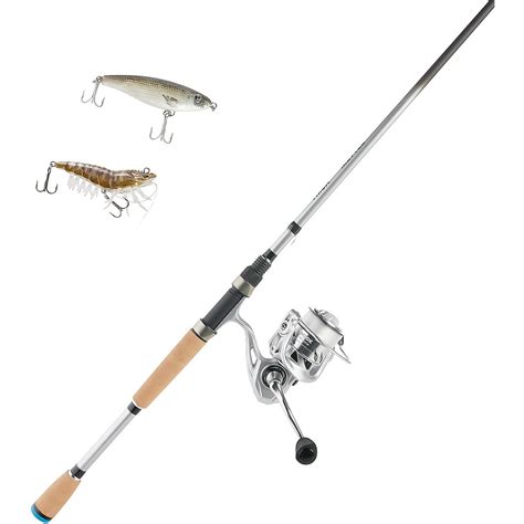 H2ox 7 Foot Mettle Spinning Combo With Inshore Bait Kit Academy