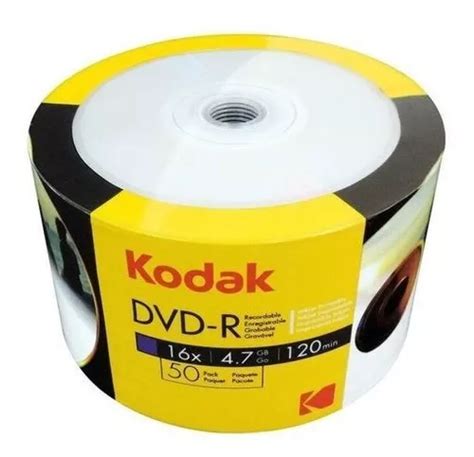 50 Dvd R Printable Kodak 4 7gb 120 Minutos 16x Original MercadoLivre