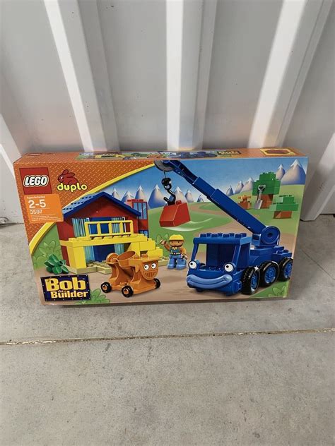 New Lego Duplo Bob The Builder Lofty And Dizzy Hard At Work Ebay