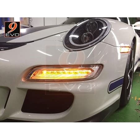 Jeu De Feux Avant Diurnes LED LightBar Pour Porsche 997 MKI