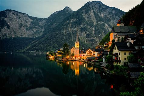 Hallstatt K Wide K Wallpaper Hdwallpaper Desktop Amazing Hd