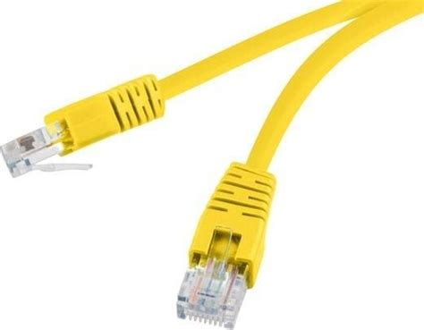 Gembird Kabel krosowy patchcord U UTP kat 5E żółty 0 5m Z07942