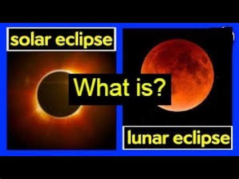 Solar Eclipse And Lunar Eclipse Diagram YouTube