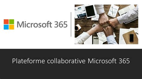 Présentation de la formation Plateforme collaborative Microsoft 365