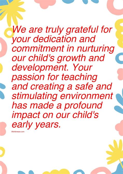 50 Thank You Messages Wishes And Captions For Nursery Teachers