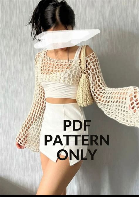 Crochet Sleeves All Size Mesh Sleeves Best Pattern For Etsy